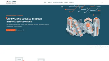 Mazaya Integrated Systems website screenshot