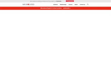Microland website screenshot