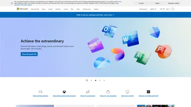 Microsoft Corporation website screenshot