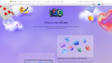 Microsoft France website screenshot