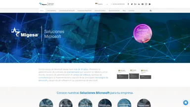 MIGESA, SA de CV website screenshot