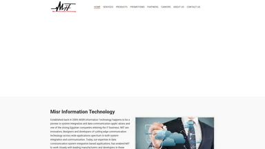 Misr Information Technology ( M.I.T ) website screenshot