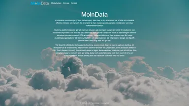 MolnData i Sverige AB website screenshot