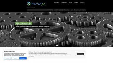 NAV-X LLC website screenshot