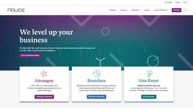 NAVAX Consulting GmbH website screenshot