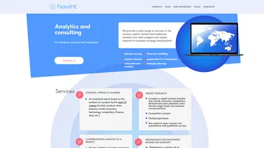 Navint Consulting, LLC website screenshot