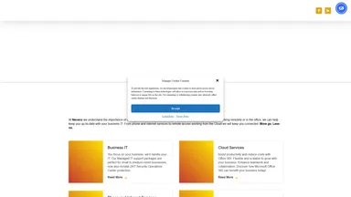 Neveco website screenshot