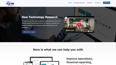 New Technology Research Corp. website screenshot