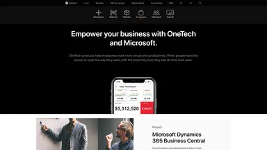 OneTech sh.p.k website screenshot