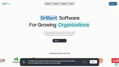 Open Door Technology website screenshot