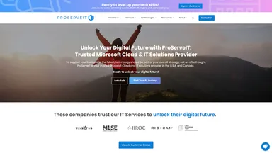 ProServeIT Corp website screenshot