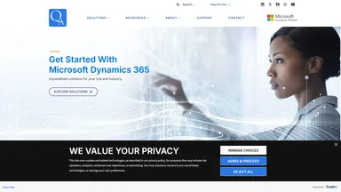 Queue Associates, Inc. website screenshot