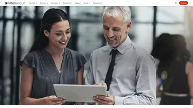 Rand Group Solutions, LLC DBA The Rand Group LLC website screenshot