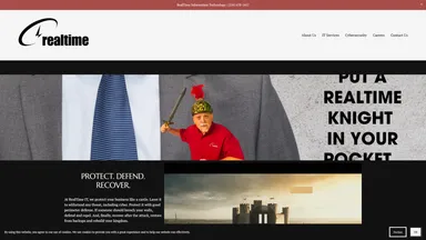 RealTime IT Services website screenshot