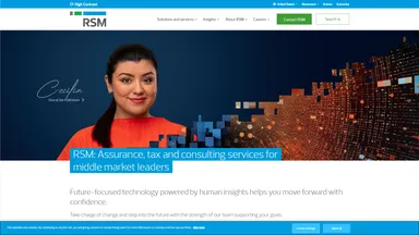 RSM US LLP - SEE 10712 website screenshot