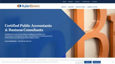 Rubin Brown website screenshot