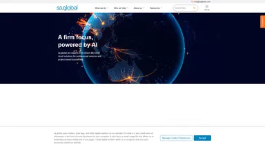 SAGlobal, Inc website screenshot