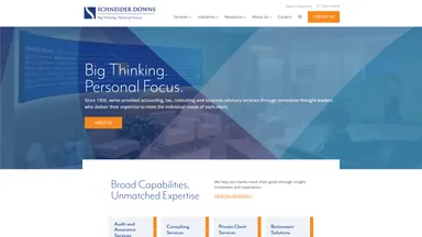 Schneider Downs & Co, Inc website screenshot