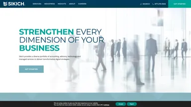 Sikich LLC website screenshot