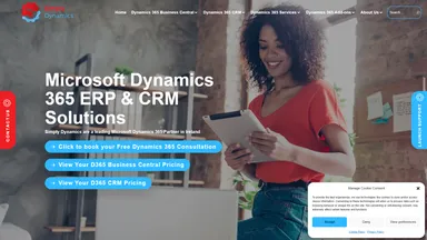 Simplified Dynamics Business Systems LLC website screenshot