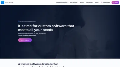 Soda Digital website screenshot