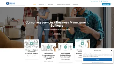 Sophix Solutions website screenshot