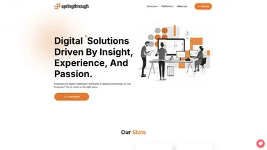 Springthrough Consulting website screenshot