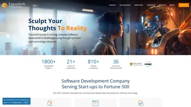 TatvaSoft website screenshot