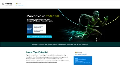 Tech Data Advanced Solutions (ANZ) website screenshot