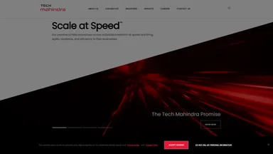 Tech Mahindra HQ website screenshot
