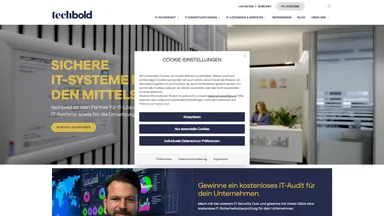 techbold network solutions GmbH website screenshot