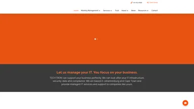 Techtron Computers PTY (LTD) website screenshot