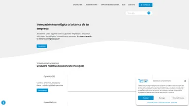 TECON SOLUCIONES INFORMATICAS website screenshot