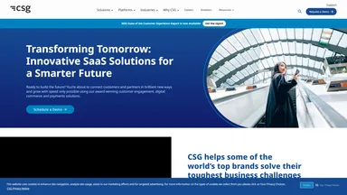 The CSG Group website screenshot