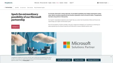 Thoughtworks website screenshot
