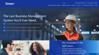 Turnkey Technologies, Inc. Saas website screenshot