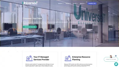 UniverseIT website screenshot