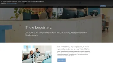 UPGREAT AG website screenshot