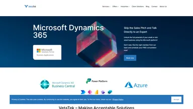 VetaTek, LLC website screenshot