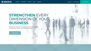 Viacom - MERGED WITH SIKICH website screenshot