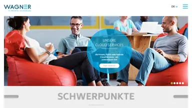 WAGNER AG website screenshot