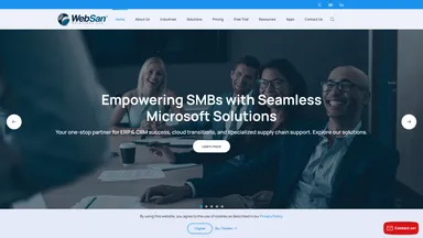 WebSan website screenshot