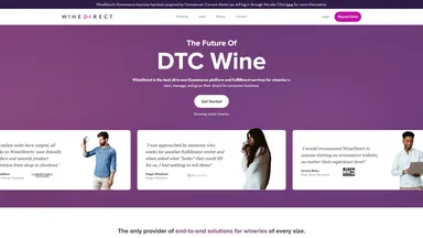 WineDirect website screenshot