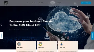 XON Data Analytics website screenshot