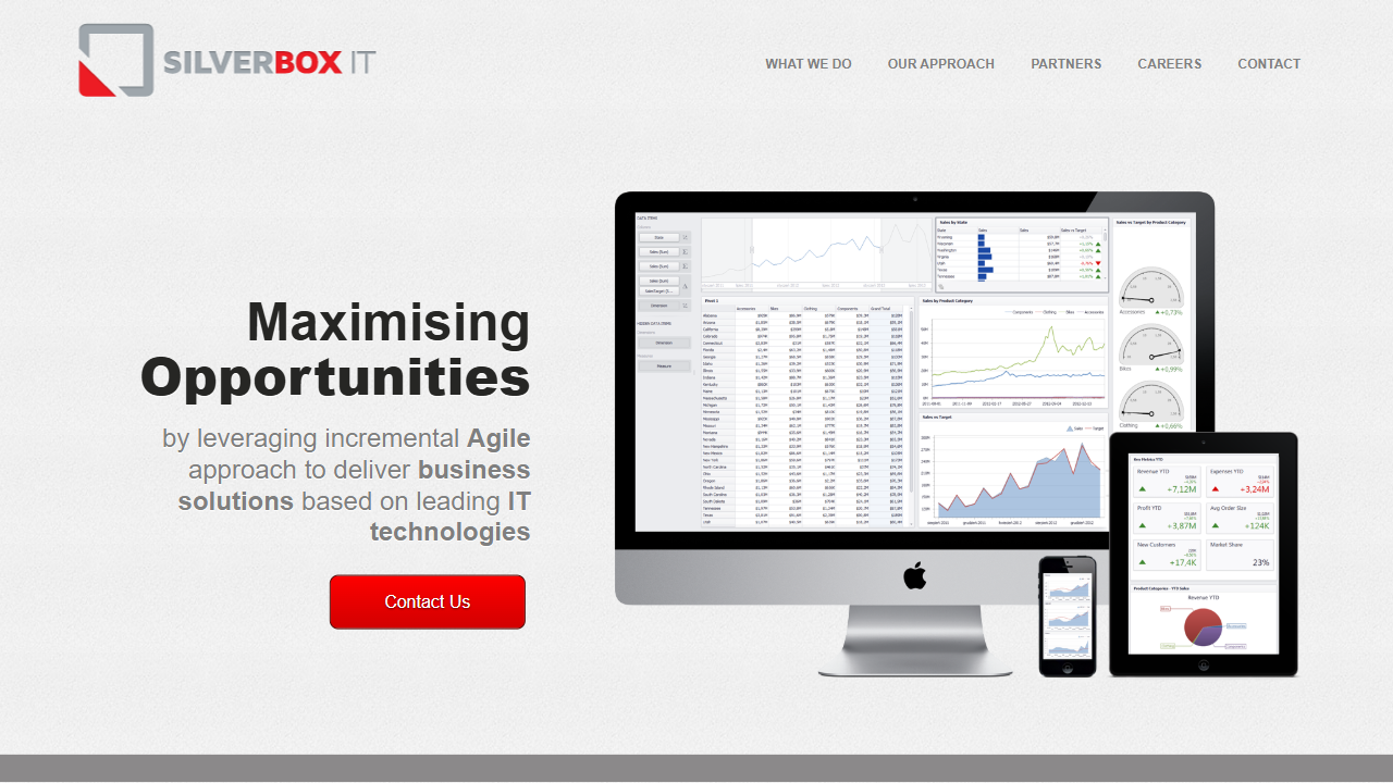 SilverBoxIT website screenshot