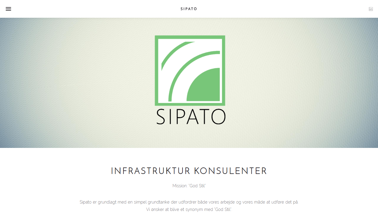 Sipato website screenshot