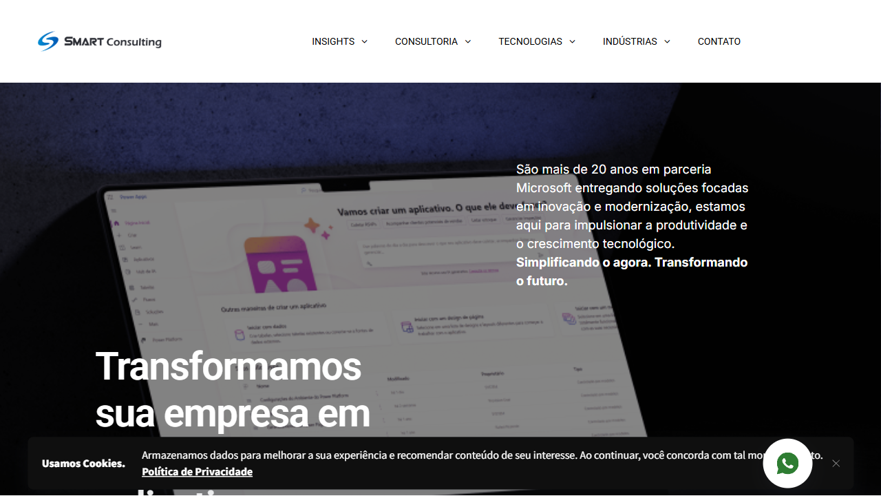 SMART CONSULTING TECNOLOGIA LTDA website screenshot