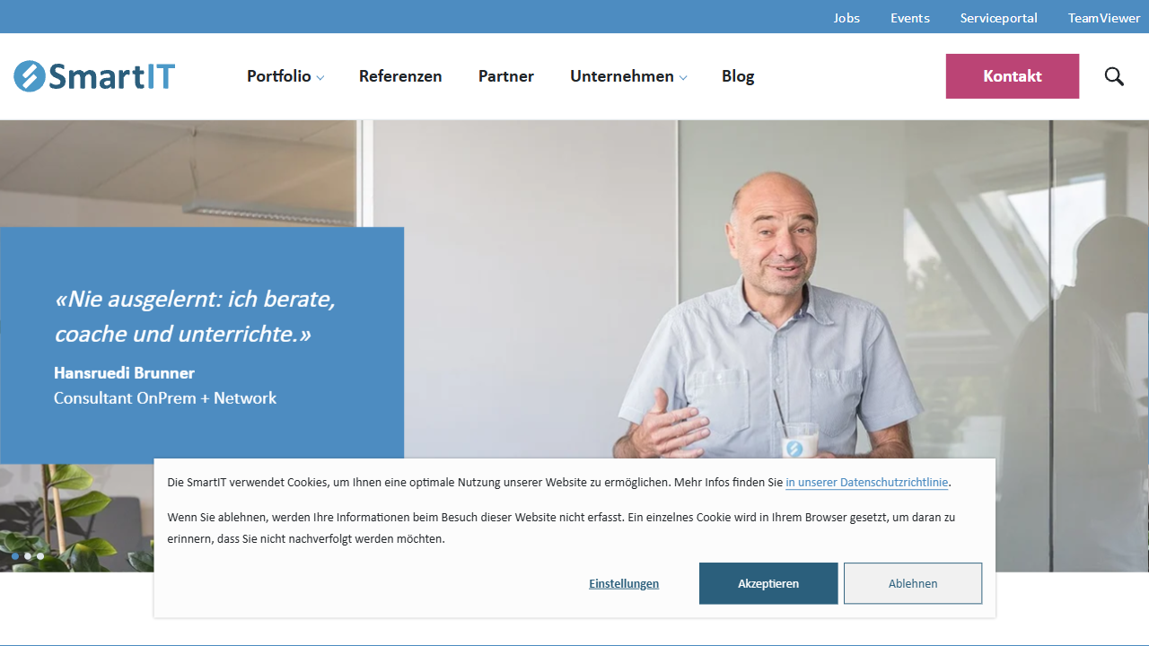 SmartIT Services AG website screenshot