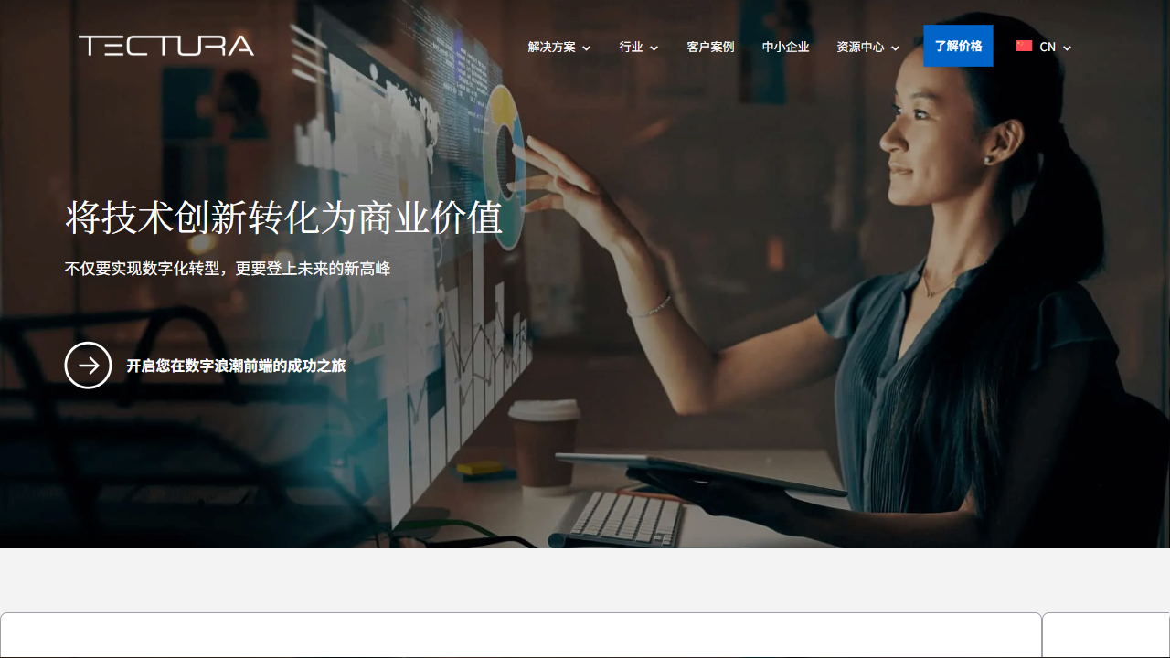 Tectura Hong Kong Limited website screenshot