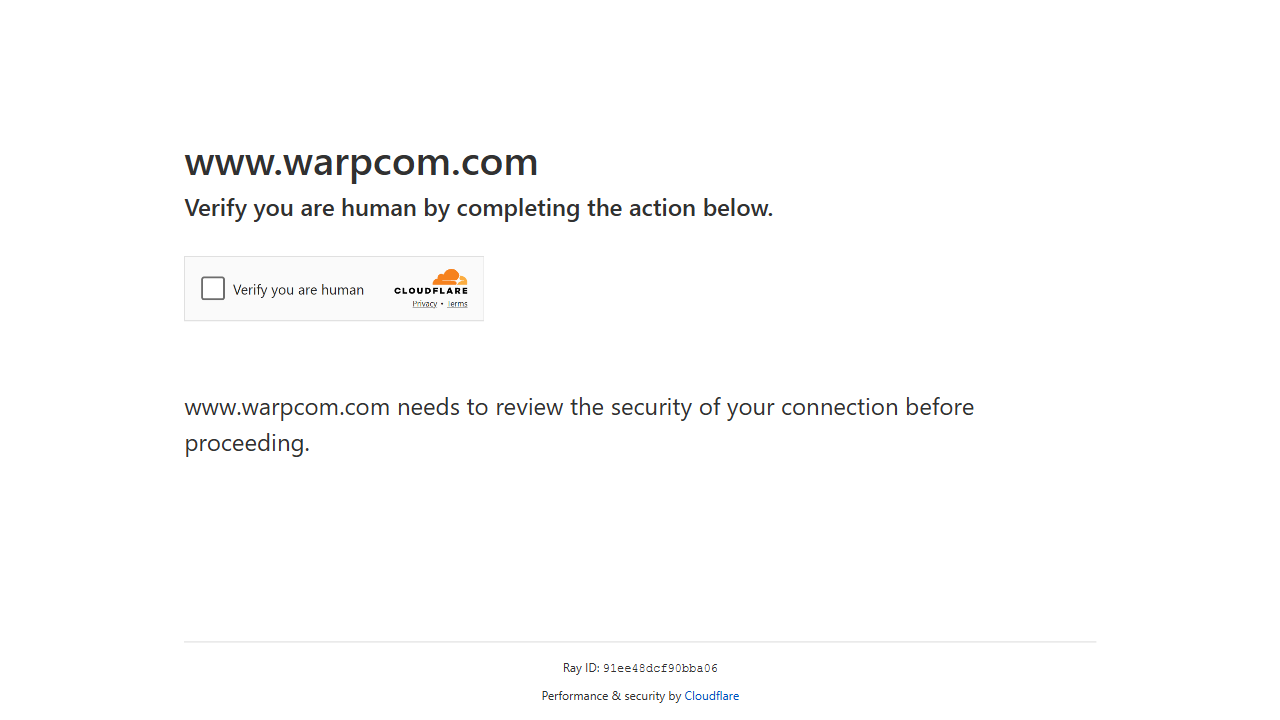 Warpcom Services SA website screenshot